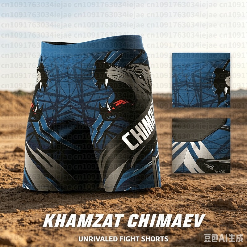 Outdoor Sport Hat - Summer Khamzat Chimaev Shorts Men's Fitness