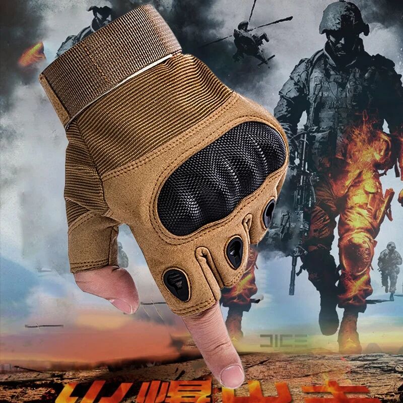 Anti-Skid Full Finger Tactical - Outdoor Sport Gloves 评论和价格