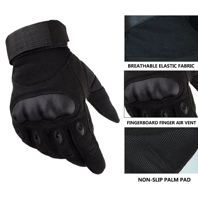 Anti-Skid Full Finger Tactical - Outdoor Sport Gloves 评论和价格