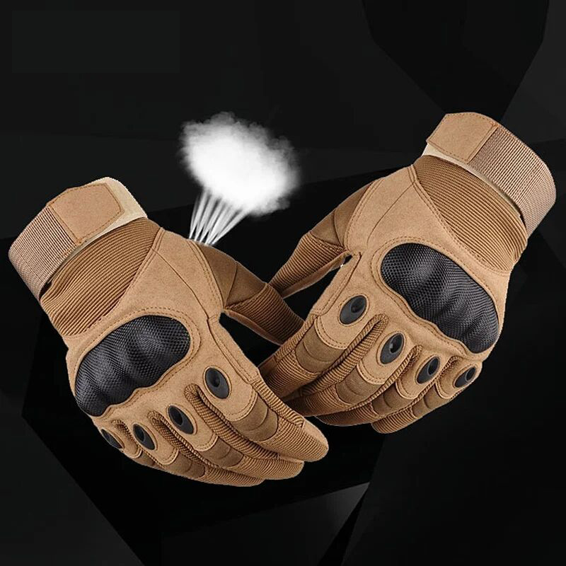 Anti-Skid Full Finger Tactical - Outdoor Sport Gloves 评论和价格