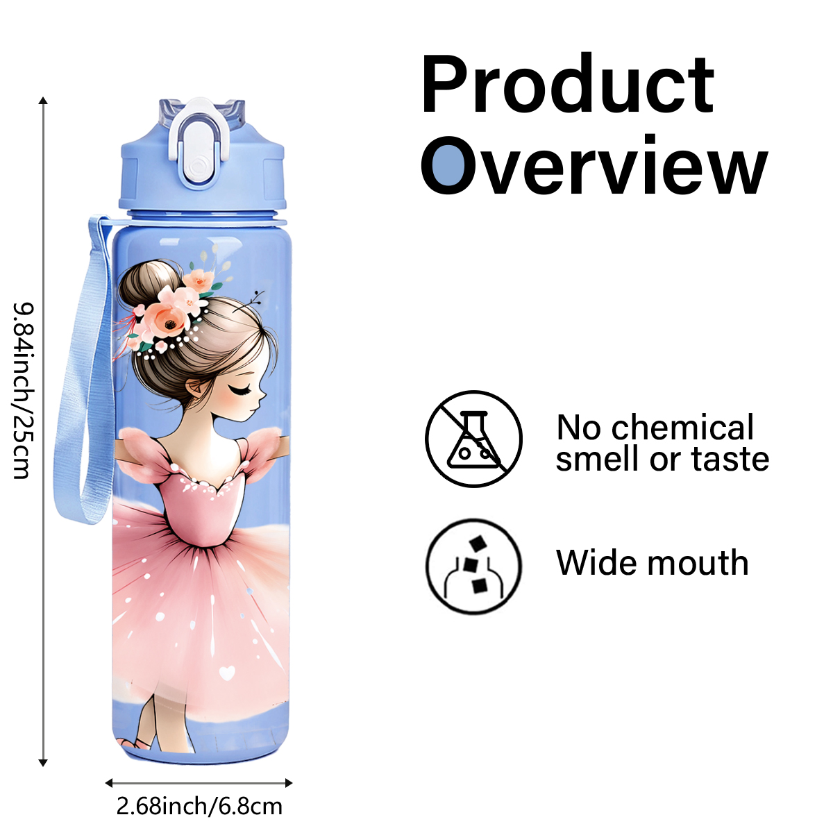 Ballerina Print 750ml Sports W - Outdoor Sport Field 评论和价格