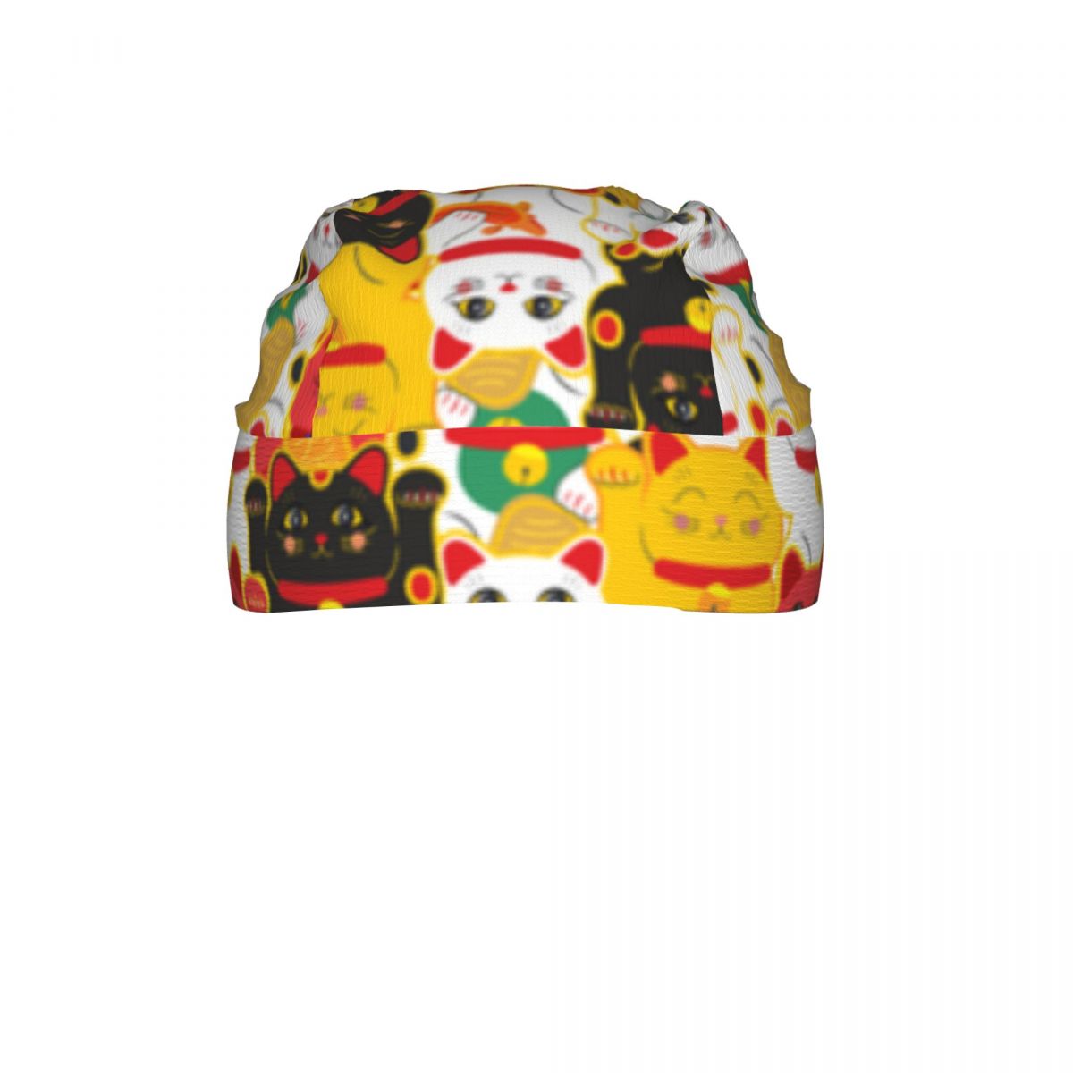 Maneki Neko Cat Pattern Lucky  - Outdoor Sport Hat 评论和价格