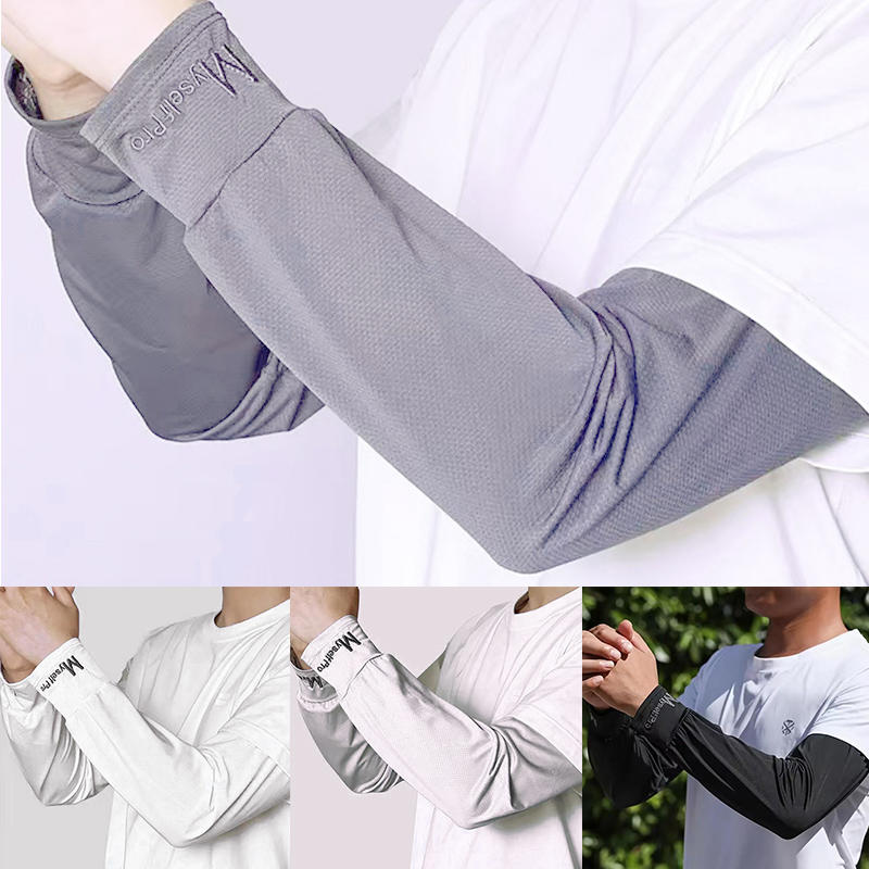 1Pair 2025 Summer Ice Silk Men - Outdoor Sport Gloves 评论和价格