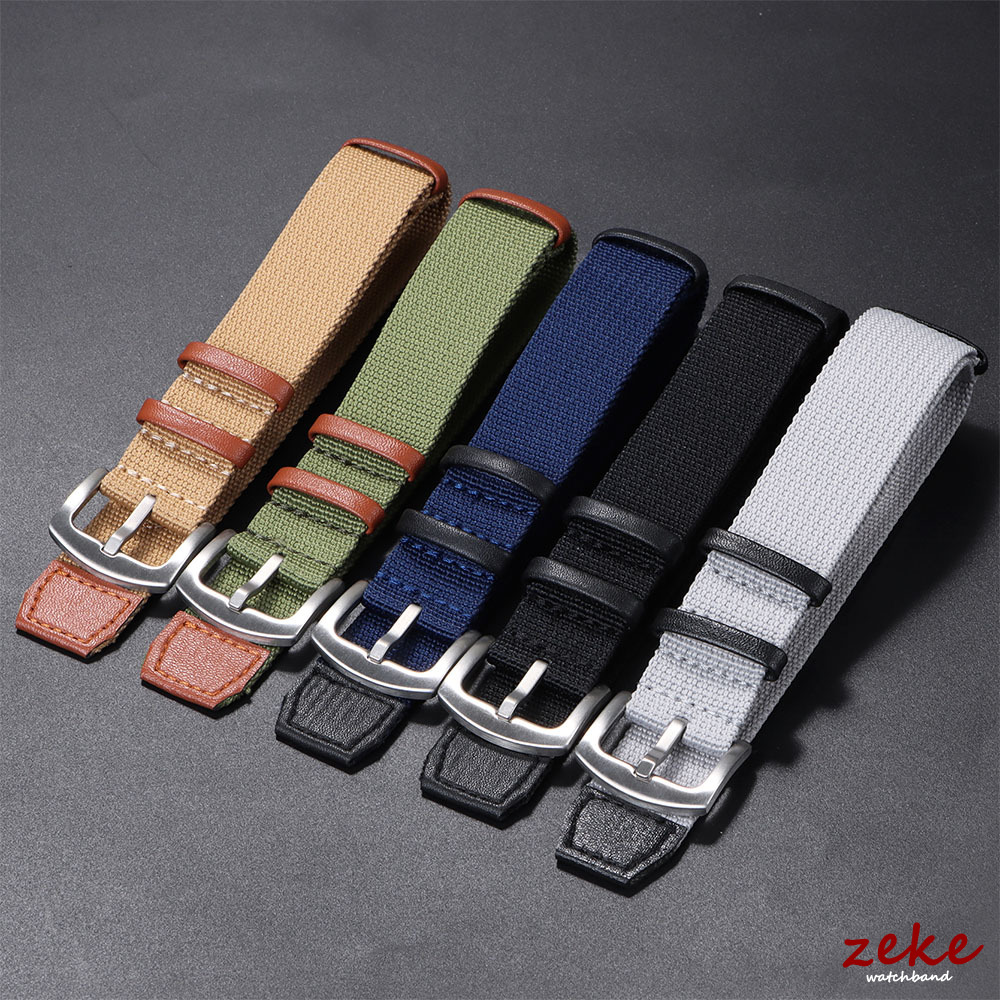 20mm 22mm Nylon Leather Watch  - Outdoor Sport Field 评论和价格